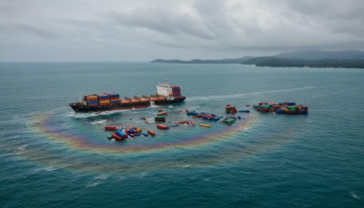 Контейнеровоз Sealloyd Arc затонул у побережья Пхукета