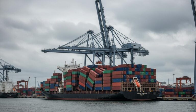 Контейнеровоз OOCL Sunflower потерял груз в Тихом океане: судно зашло в порт