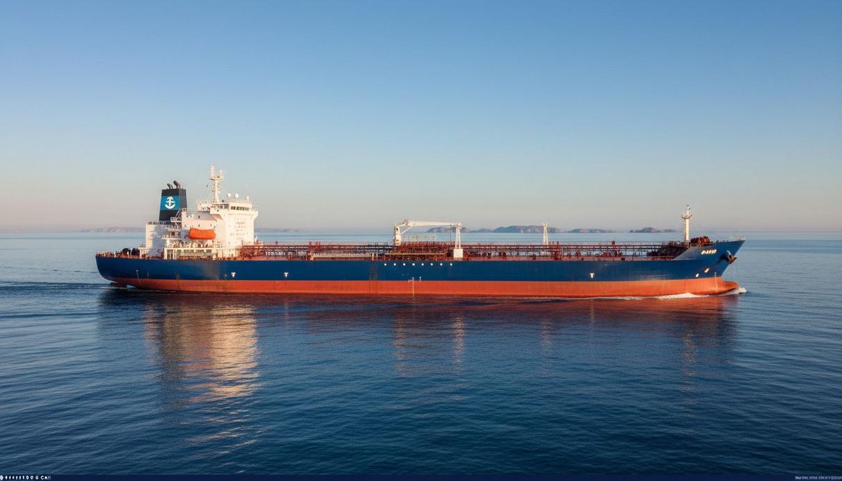 Таиландская Precious Shipping купила танкер у d’Amico за 28,5 млн долларов Танкер-продуктовоз в открытом море, вид на корпус и надстройки судна на фоне горизонта