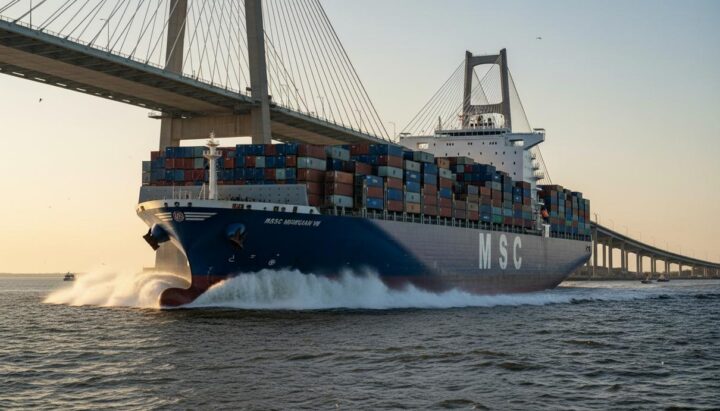 MSC оштрафовали в США на $6 млн за сокрытие поломки контейнеровоза