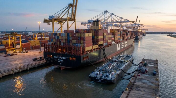 Maersk впервые заправила судно в США чистым биоэтанолом